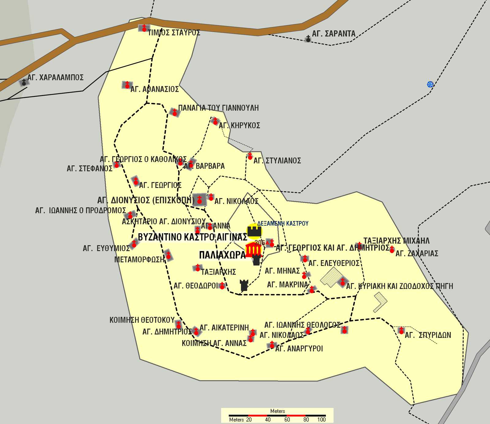 Aegina topoguide