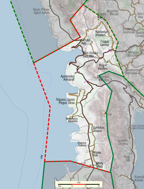 Μάνη: Αρεόπολη topoguide