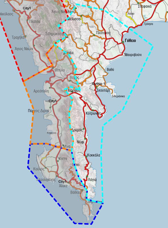 Μάνη: Γύθειο topoguide