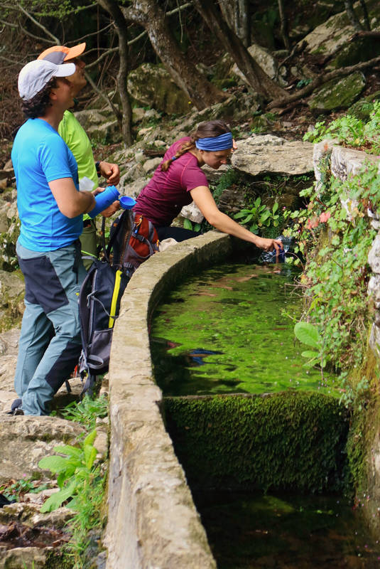 North Pelion topoguide: At the Bourvoukoniko spring